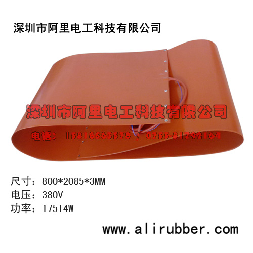 机械硅胶加热片