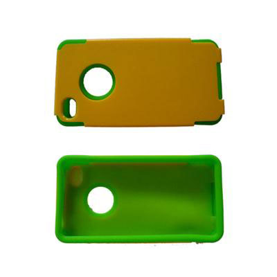 iphone 4s塑胶加橡胶手机套