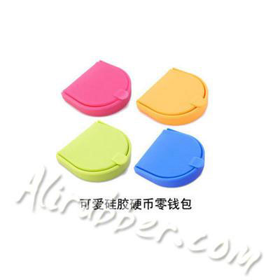 可爱硅胶零钱包