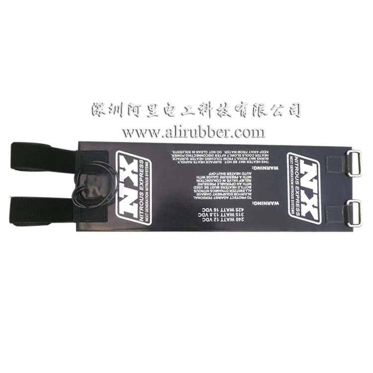 黑色硅胶加热带